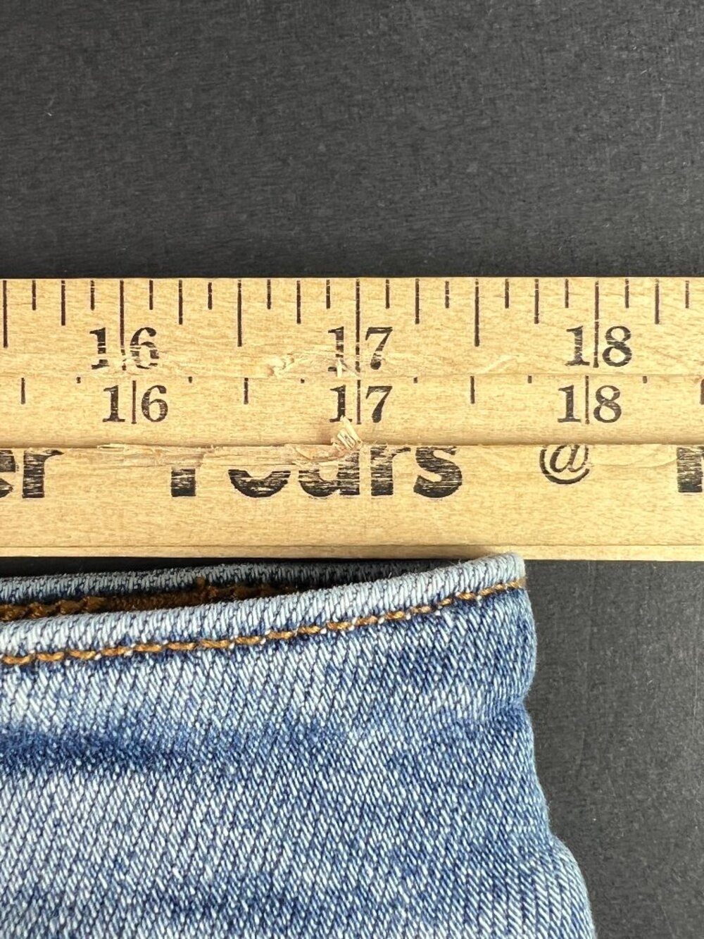 Judy Blue Jean Shorts Womens Plus 35* High Rise Blue Cut Off Denim Jorts Tag 2XL - Picture 15 of 15
